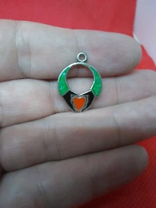 Dije de manos y corazón de plata .925 firmado - Imagen 1 de 5
