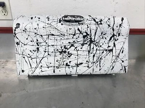 1998-2001 Dodge Ram 1500 2500 Glove Box White Black Custom OEM - Picture 1 of 13