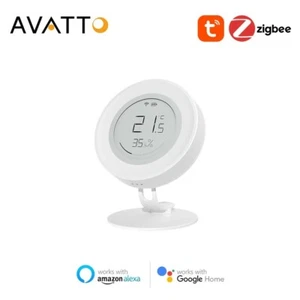 AVATTO Tuya Zigbee Smart Temperatur Feuchtigkeit Sensor E-Ink Bildschirm Innensteuerung - Bild 1 von 7