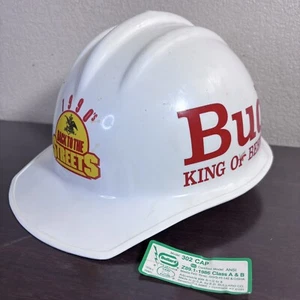 Bullard 302 Hard Boiled Hard Hat Safety Cap - Bud King Of Beers - Picture 1 of 17