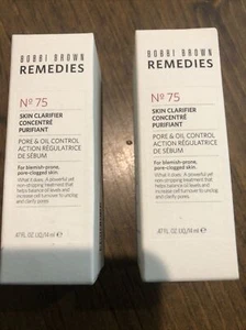 Lot 2 BOBBI BROWN Remedies Skin Clarifier No. 75 - Pore Control & Balance .47 Oz - Picture 1 of 5