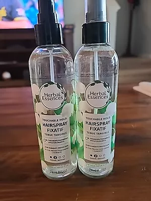 2 Herbal Essences Hairspray Spray Touchable Hold 8oz Pump Spray Pack Of 2 - Image 1 of 2