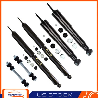 For 1997-2002 2003 Ford F-150 5-Lug 4WD Front Rear Shock Absorbers Sway Bars Kit - Imagem 1 de 4