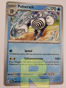 Poliwrath ® Crepuscolo Mascherato 043/167 ® Non Comune ® Pokemon ® Italiano - Imagen 1 de 1