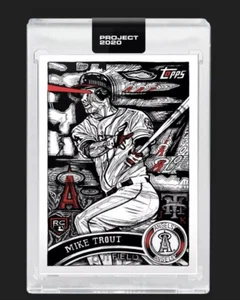 TOPPS PROJECT 2020 Mike Trout by JK5 #121- IN HAND - Picture 1 of 4