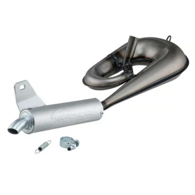 MARMITTA SCARICO SIMONINI ESPANSIONE SILENZIATORE ALLUMINIO PER PIAGGIO CIAO - Immagine 1 di 4