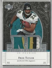 2007 UPPER DECK PREMIER FRED TAYLOR DUAL 4 COLOR PATCH 51/99!!