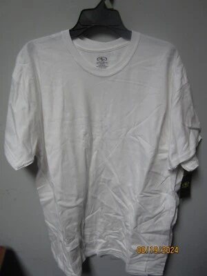 Camiseta de algodón blanca para hombre Athletic Works talla XL (46-48) ¡LOTE DE 2! Foto 1 de 3