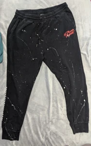 Walt Disney Heavy Sweatpants Black Pizza Planet Pixar Womens Adult 2XL MINT! - Picture 1 of 7