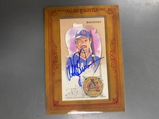 Wally Backman 2023 Topps Allen & Ginter Mini Framed Auto Autograph Mets A8