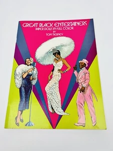 Great Black Entertainers Paper Dolls Full color Bert Williams Louis Armstrong - Picture 1 of 7