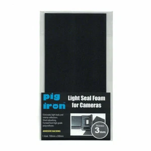 Pig Iron Camera Light Seal Foam Sheet 3mm thick Self Adhesive nonreflective (UK) - Picture 1 of 12
