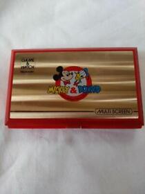 Nintendo Game & Watch Mickey & Donald Console Retro Game Operation Confirmed