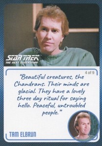 Star Trek TNG Archives & Inscriptions card #31 Tam Elbrun Variation 4 of 9