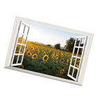 Offene Fenster Sonnenblumen Wandtattoo Wanddekor