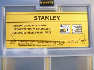 Stanley STST14021 Sort Master Light Organizer Tools Parts Electrical 2-Pack EUC - Picture 1 of 10