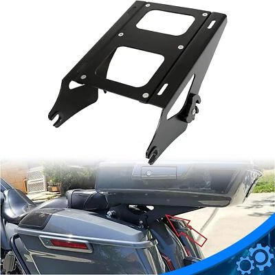 Soporte de montaje de maletero desmontable de dos posiciones para Harley Touring 14+ Foto 1 de 4