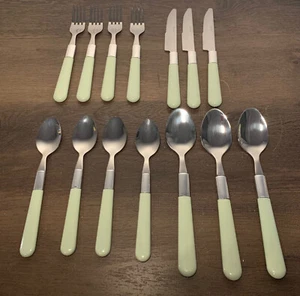 Besteck Set “Bistro“, mit Kunststoffgriffen (ein Messer und ein Löffel fehlen) - Bild 1 von 1