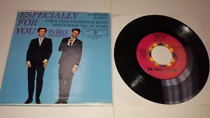 EVERLY BROTHERS Especially For You 1960 VG+ 7" 45 EP Warner Bros Records EB 1381 - Picture 1 of 2
