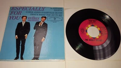EVERLY BROTHERS Especially For You 1960 VG+ 7" 45 EP Warner Bros Records EB 1381 - Image 1 of 2
