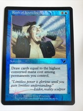 MTG Rush of Knowledge Scourge Foil NM