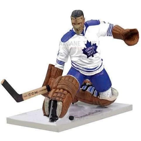 McFarlane Terry Sawchuk Toronto Maple Leafs White Jersey NHL Series 29 Figure Cover