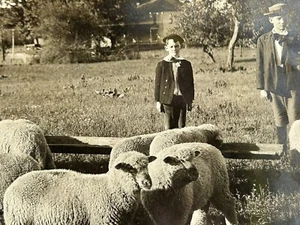 RPPC Jungen Schaffarm Coldwater Michigan identifiziert Upton und Kenneth Bovee - Bild 1 von 4