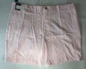 Clearance- Size 46 Big Roundtree & Yorke Casuals Chino Flat Shorts 9"I Pink - Picture 1 of 10