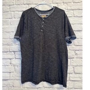 Hudson & Barrow Henley Hemd Kurzarm Knopfleiste Freizeit Oberteil 2XL - Bild 1 von 7