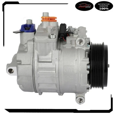 Compresor de aire acondicionado apto para 03-07 Mercedes-Benz SL500 SL55 5.0L 5.4L 5.5L 6.0L Foto 1 de 4