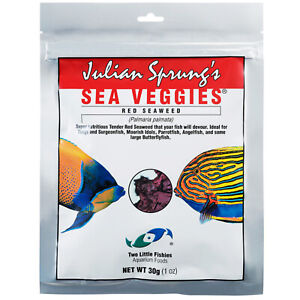 Two Little Fishies Sea Veggies Red Seaweed 30 grams Natural Fish Food