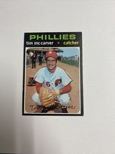 1971 Topps Baseball Tim McCarver Philadelphia Phillies Card #465