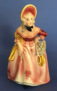 WIEN KERAMOS LORENZL Dress Up GIRL YOUNG Biedermeier LADY Female Art FIGURINE - Picture 1 of 6