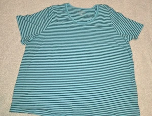 Top Colección Catherines Suprema 2x Turquesa/Negro Manga Corta - Informal - Imagen 1 de 7