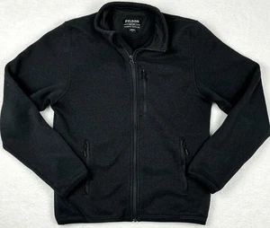 Filson Ridgeway Black Full Zip Polartec Fleece Jacket Sweater Mens M - Picture 1 of 10
