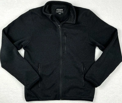 Filson Ridgeway Black Full Zip Polartec Fleece Jacket Sweater Mens M - Image 1 of 4