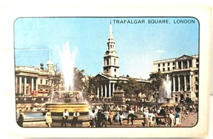 Vintage Trafalgar Square London Square Deck of Cards NIB - Picture 1 of 9