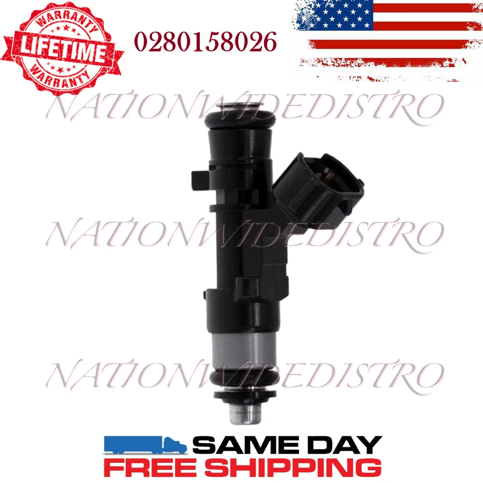 1x OEM Bosch Fuel Injector for 2007 2008 2009 2010 Volkswagen Golf City 2.0L I4 - Image 1 of 4