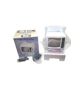 SUNTONE 5 Inch Black / White TV AM FM Radio Elec1900 Portable NEW IN BOX - Picture 1 of 11
