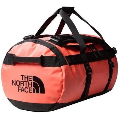 The North Face Base Camp Duffel Bag Large 95L Retro Orange TNF Black - Image 1 of 4