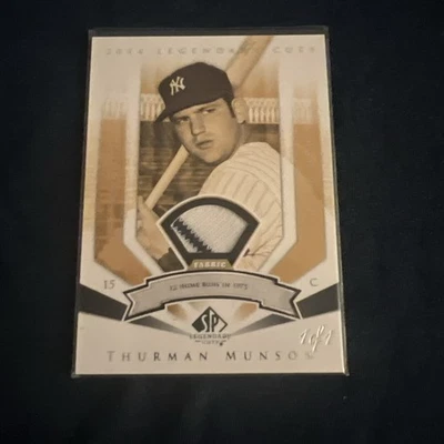 2004 SP Legendary Cuts Thurman Munson 1/1 Jersey Relic - Image 1 of 3