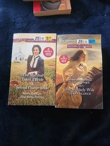Lot Of 2 Love Inspired Historical Romance Books - Imagen 1 de 2