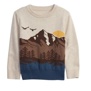 Gap Mountain Landscape Sweater Boys Size 2T - Picture 1 of 5