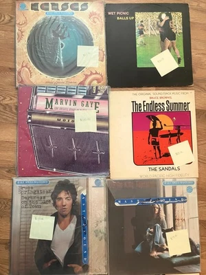Vinyl Records - You Pick 1950s-2000s - ALL 12in. Various Genres - Image 1 of 2