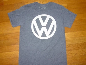 VW Official Licensed VOLKSWAGEN Logo FAHRVERGNUGEN T-Shirt NEW sz .. SMALL - Picture 1 of 6