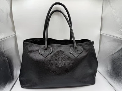 Chrome Hearts Cemetery Cross leather tote bag - Image 1 of 4