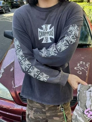 West Coast Choppers Vintage Manga Larga JESSE JAMES | TALLA M Foto 1 de 4