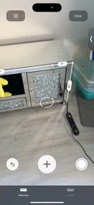 Glass TV Stand - with 3 shelves- Suited for Corners - Picture 1 of 4