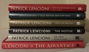 Patrick Lencioni 7 Book Lot - Silos, Motive, Advantage, Ideal Team Player, Death - Picture 1 of 2