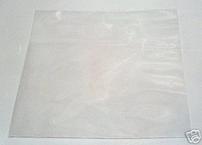 100 7" PLASTIC POLYTHENE RECORD SLEEVES / COVERS 400G FREE P&P